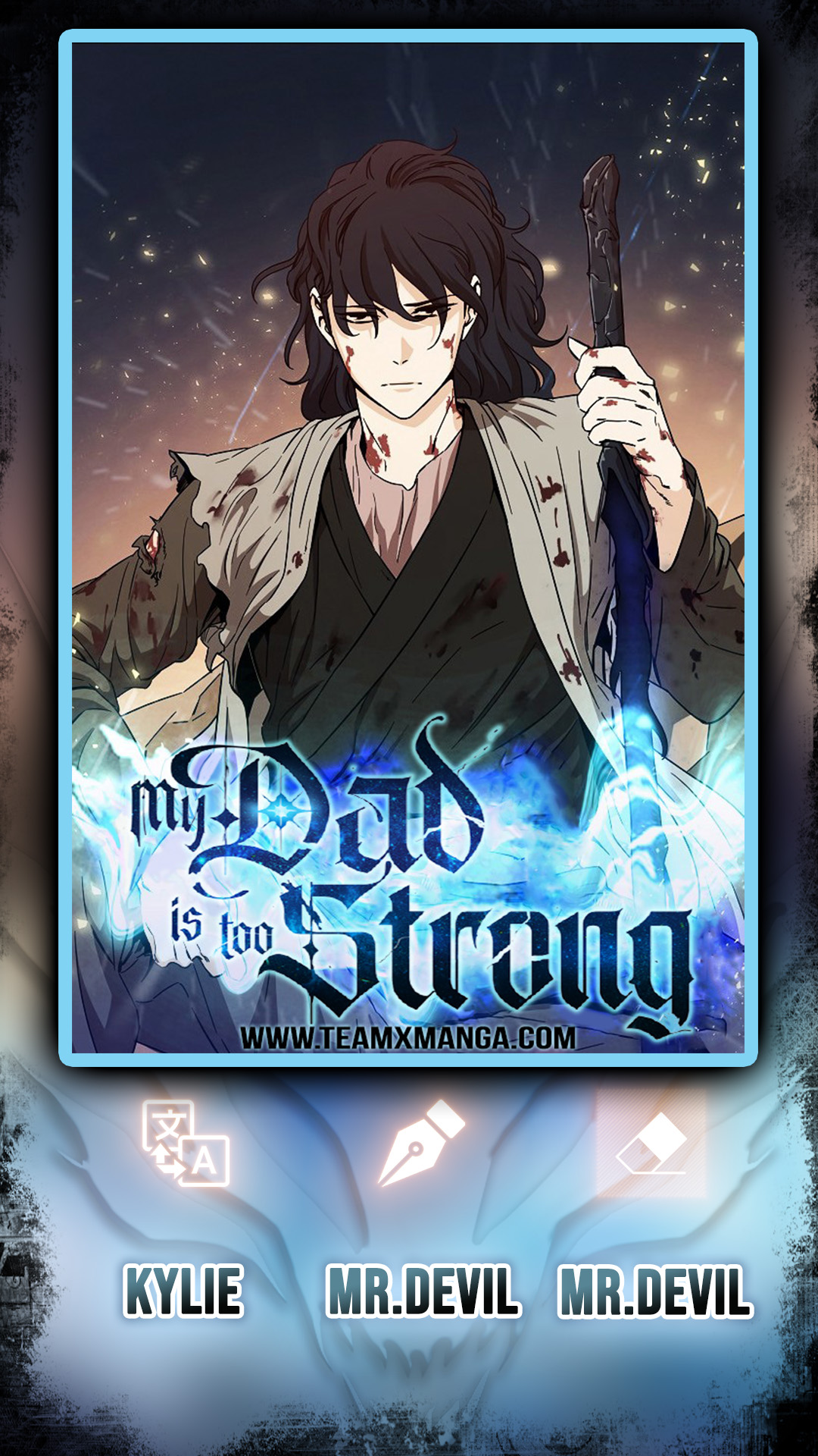 Read My Dad Is Too Strong AR Manga Online