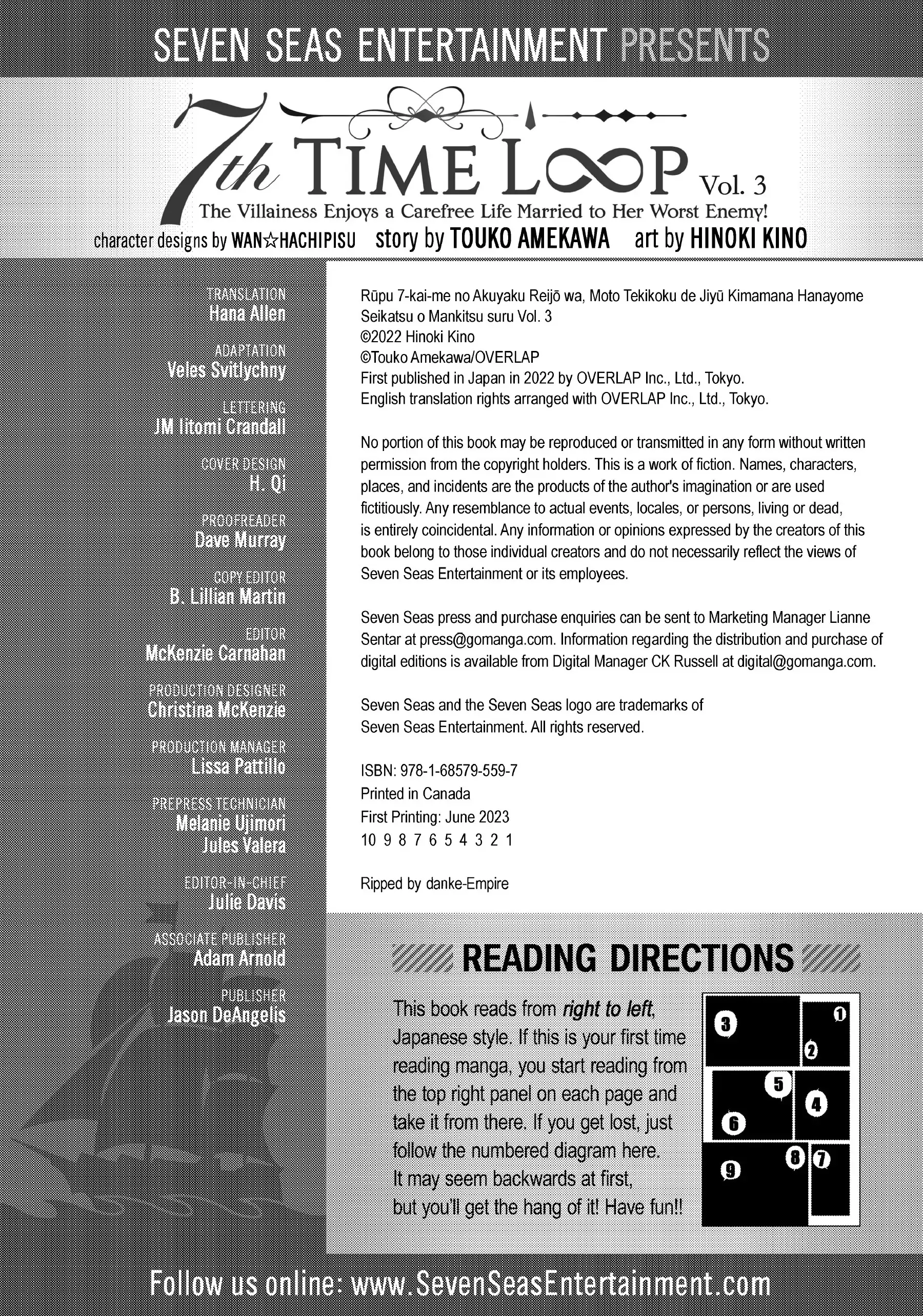 Read 7th Time Loop_ The Villainess Enjoys a Carefree Life EN Manga Online