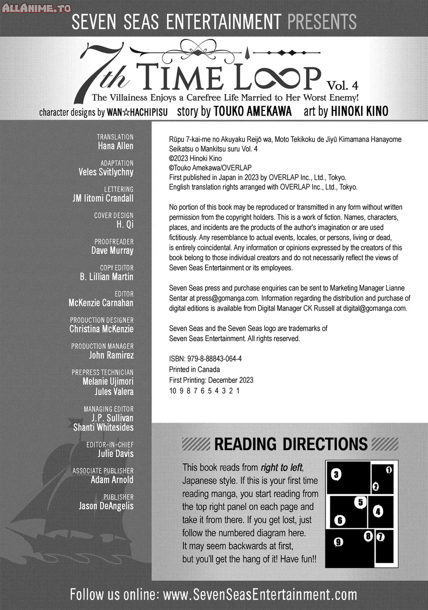 Read 7th Time Loop_ The Villainess Enjoys a Carefree Life EN Manga Online