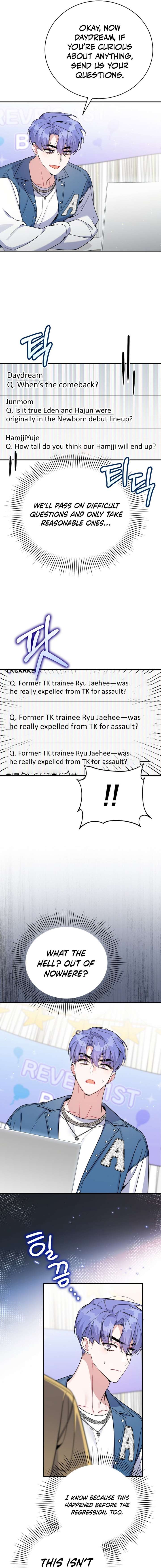 Read A Blank Slate Regression for the Idol That Lost His Original Mindset EN Manga Online