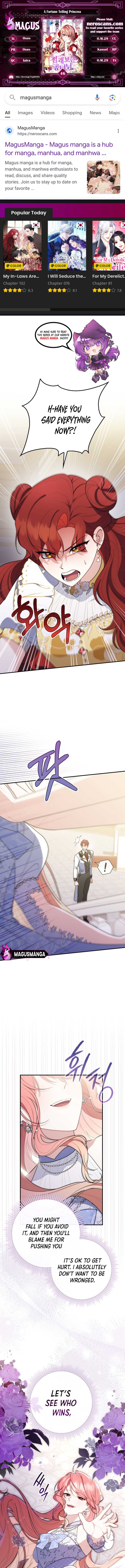 Read A Fortune-Telling Princess EN Manga Online