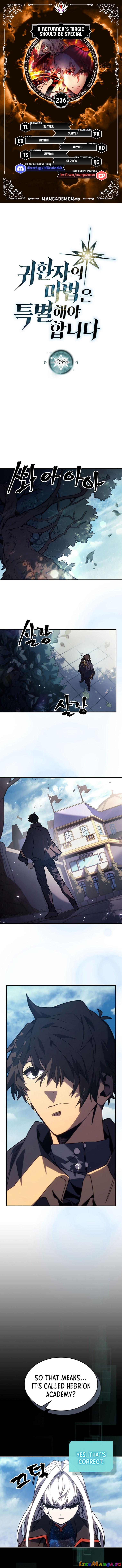 Read A Returner’s Magic Should be Special EN Manga Online