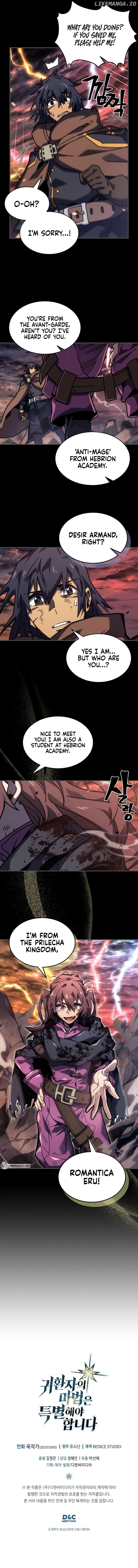 Read A Returner’s Magic Should be Special EN Manga Online