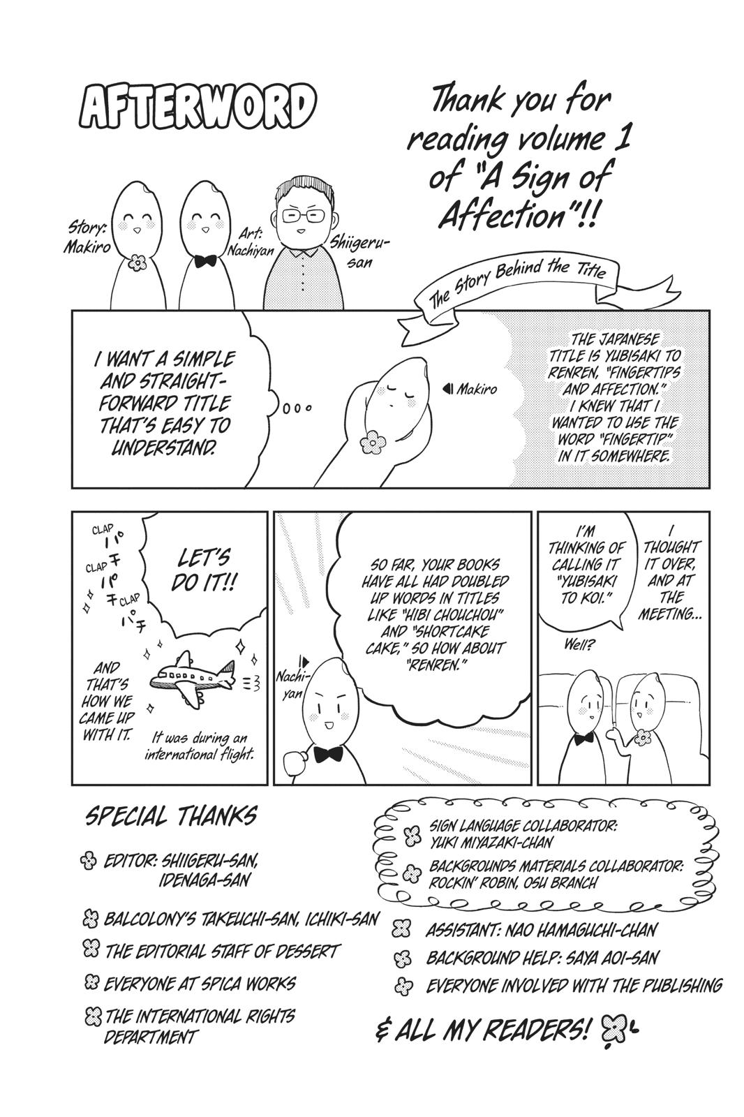 Read A Sign of Affection EN Manga Online