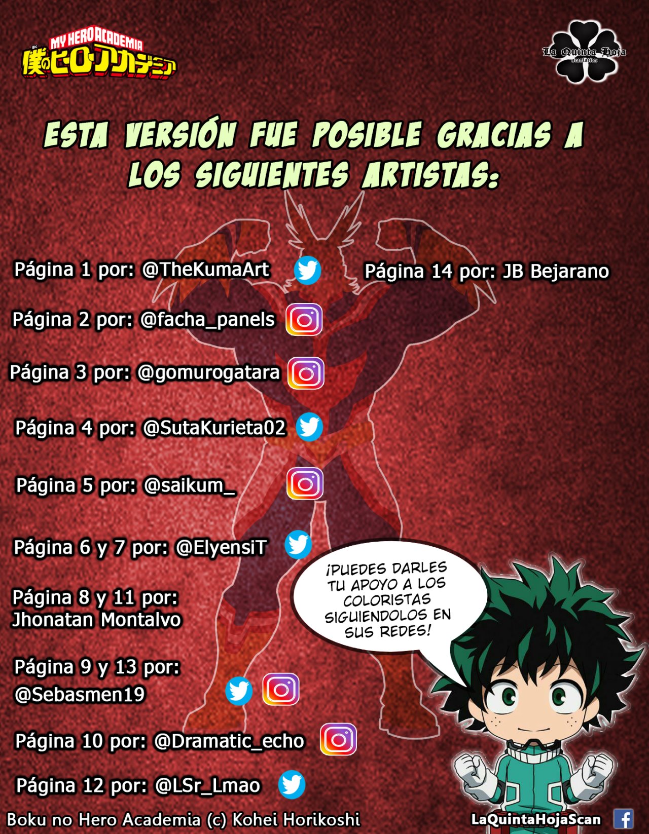 Read Boku no Hero Academia EN Manga Online