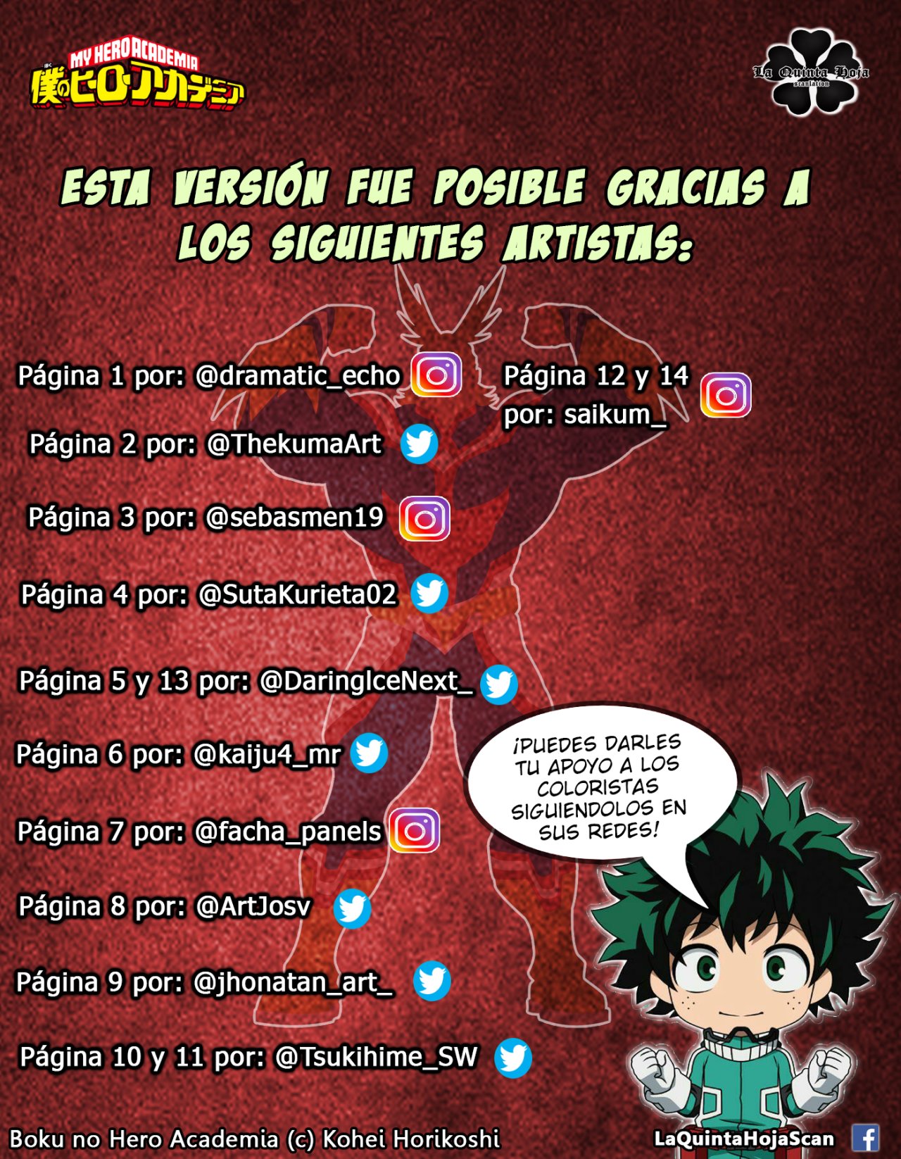 Read Boku no Hero Academia EN Manga Online