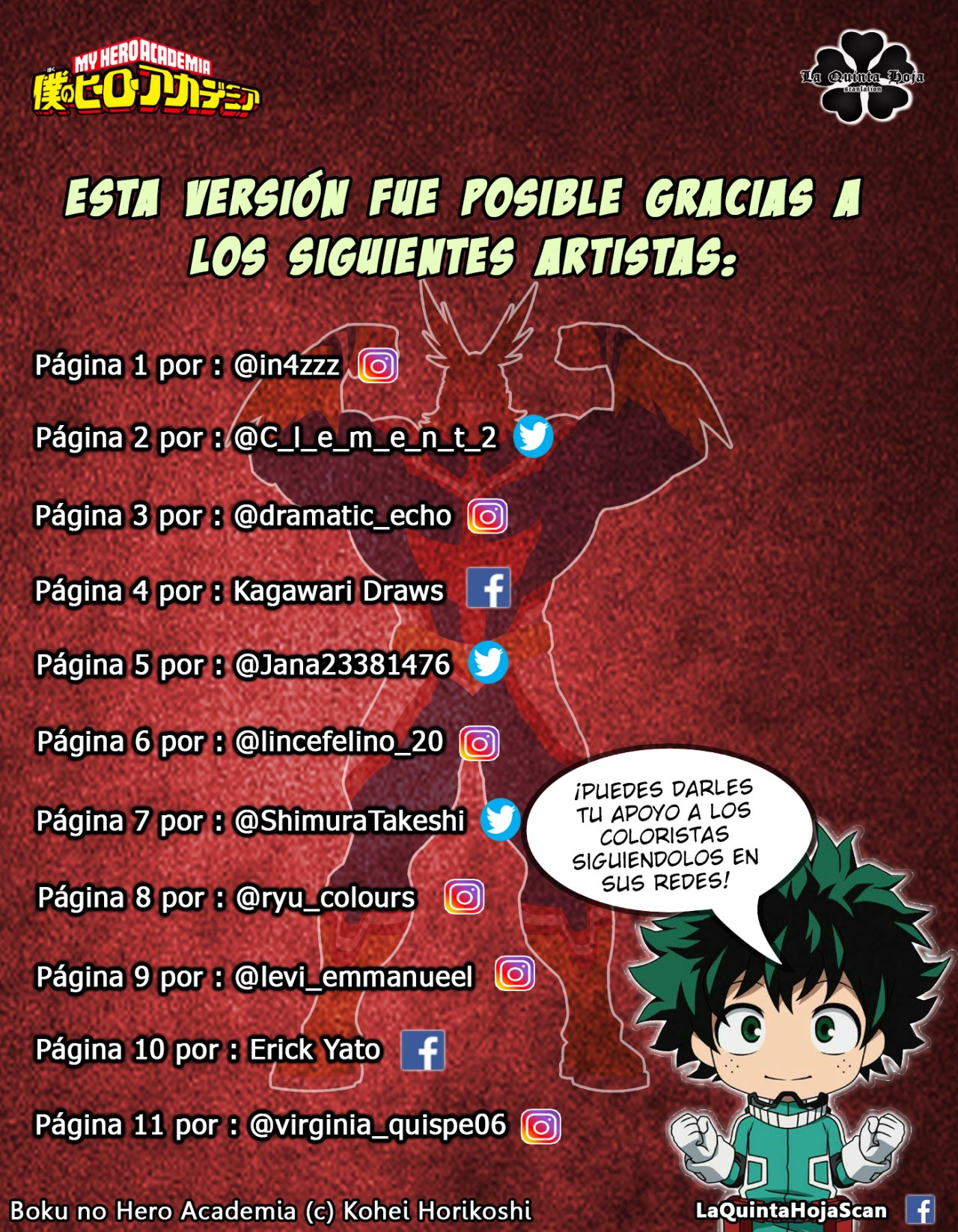 Read Boku no Hero Academia EN Manga Online