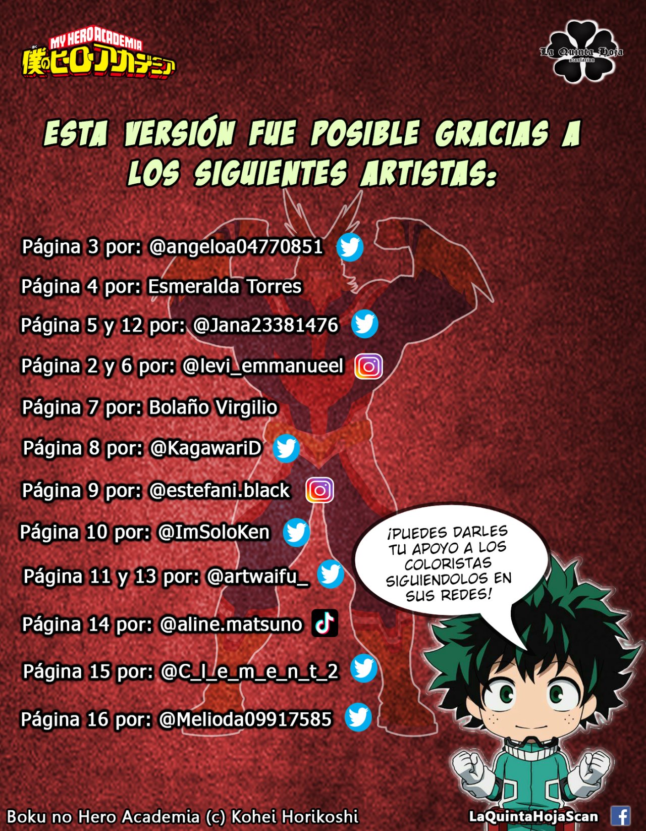Read Boku no Hero Academia EN Manga Online