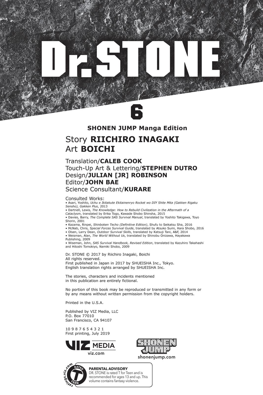 Read Dr. STONE EN Manga Online