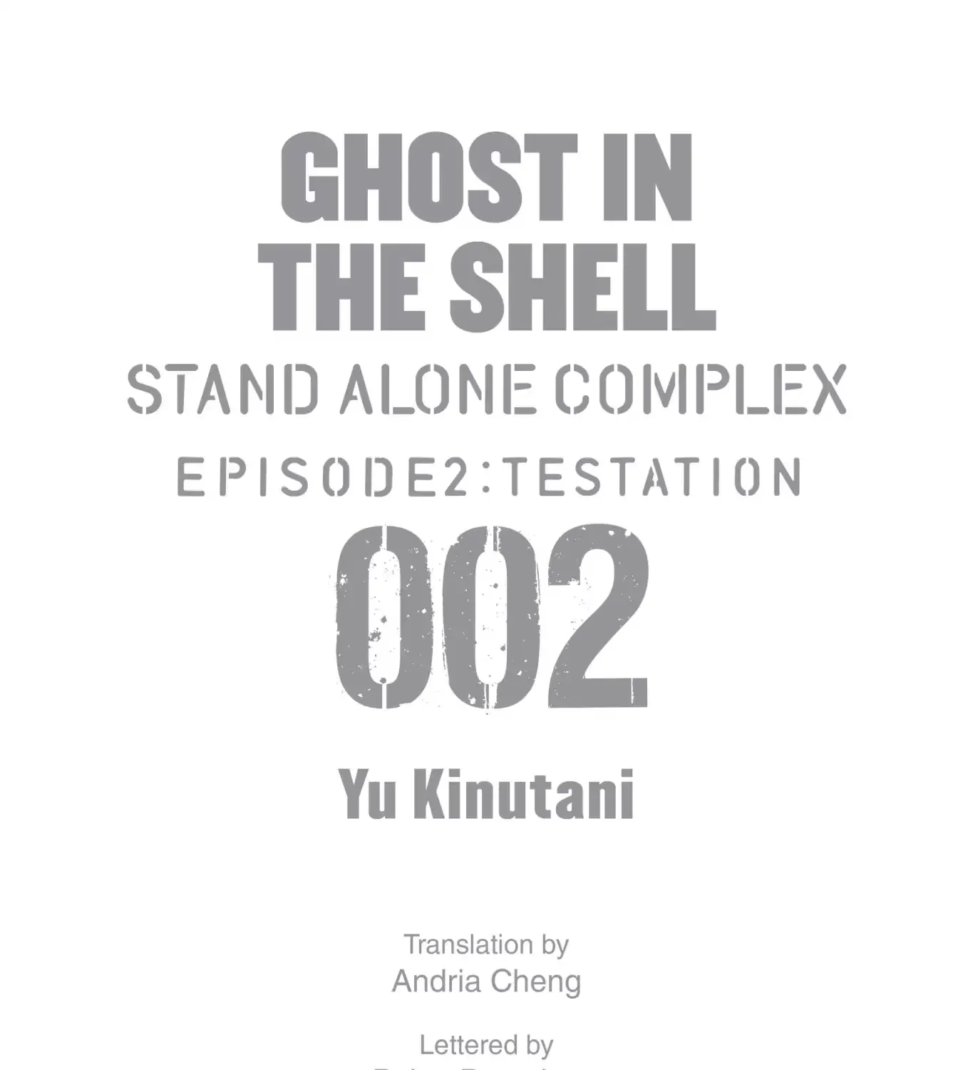 Read Ghost in the Shell Stand Alone Complex EN Manga Online