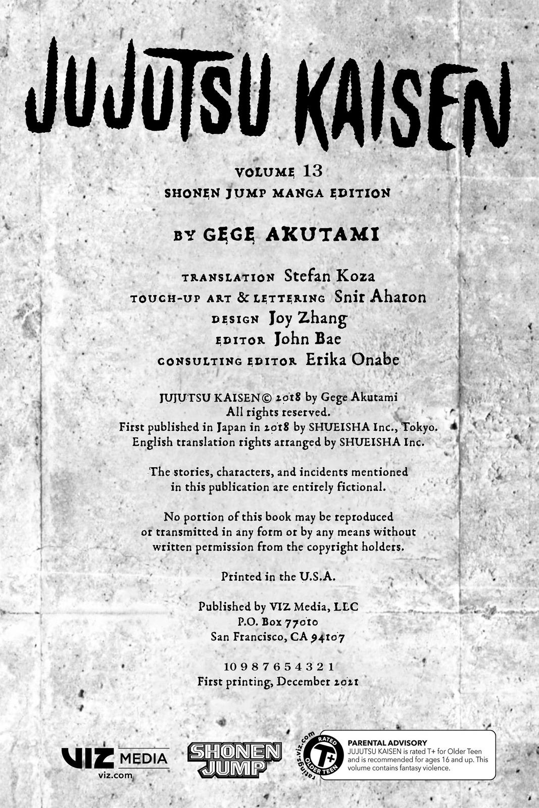 Read Jujutsu Kaisen EN Manga Online
