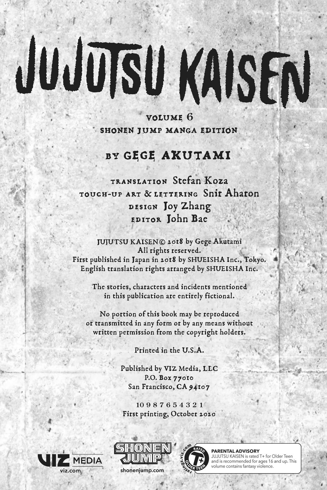 Read Jujutsu Kaisen EN Manga Online
