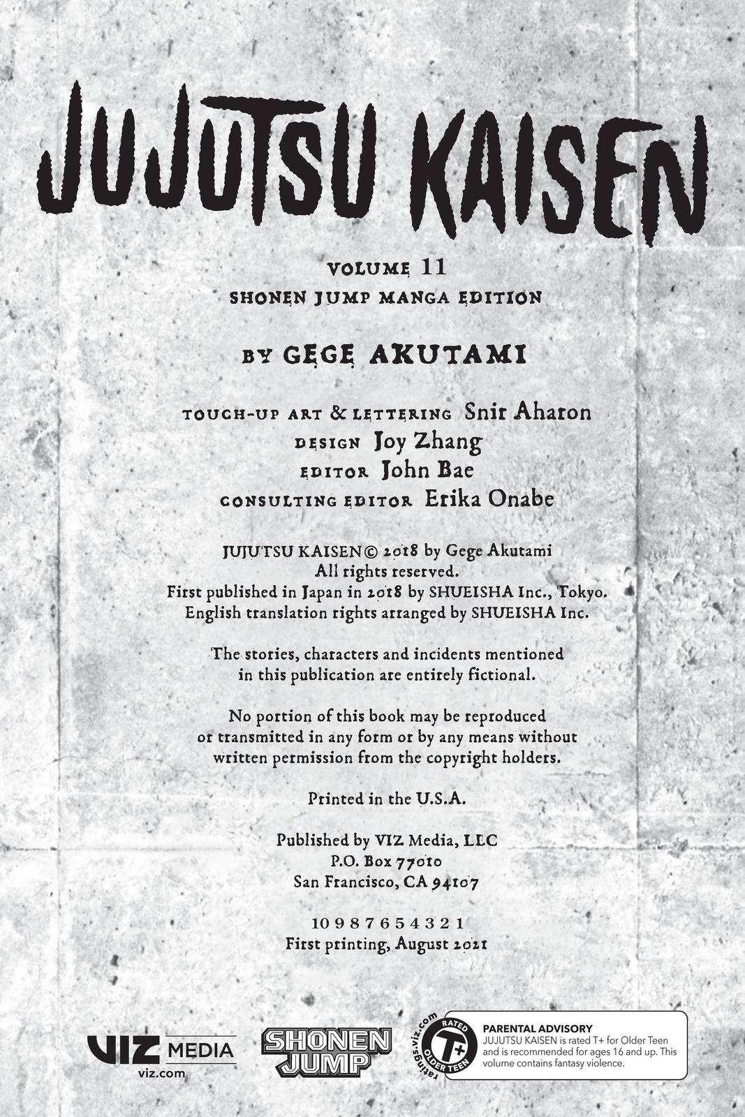 Read Jujutsu Kaisen EN Manga Online