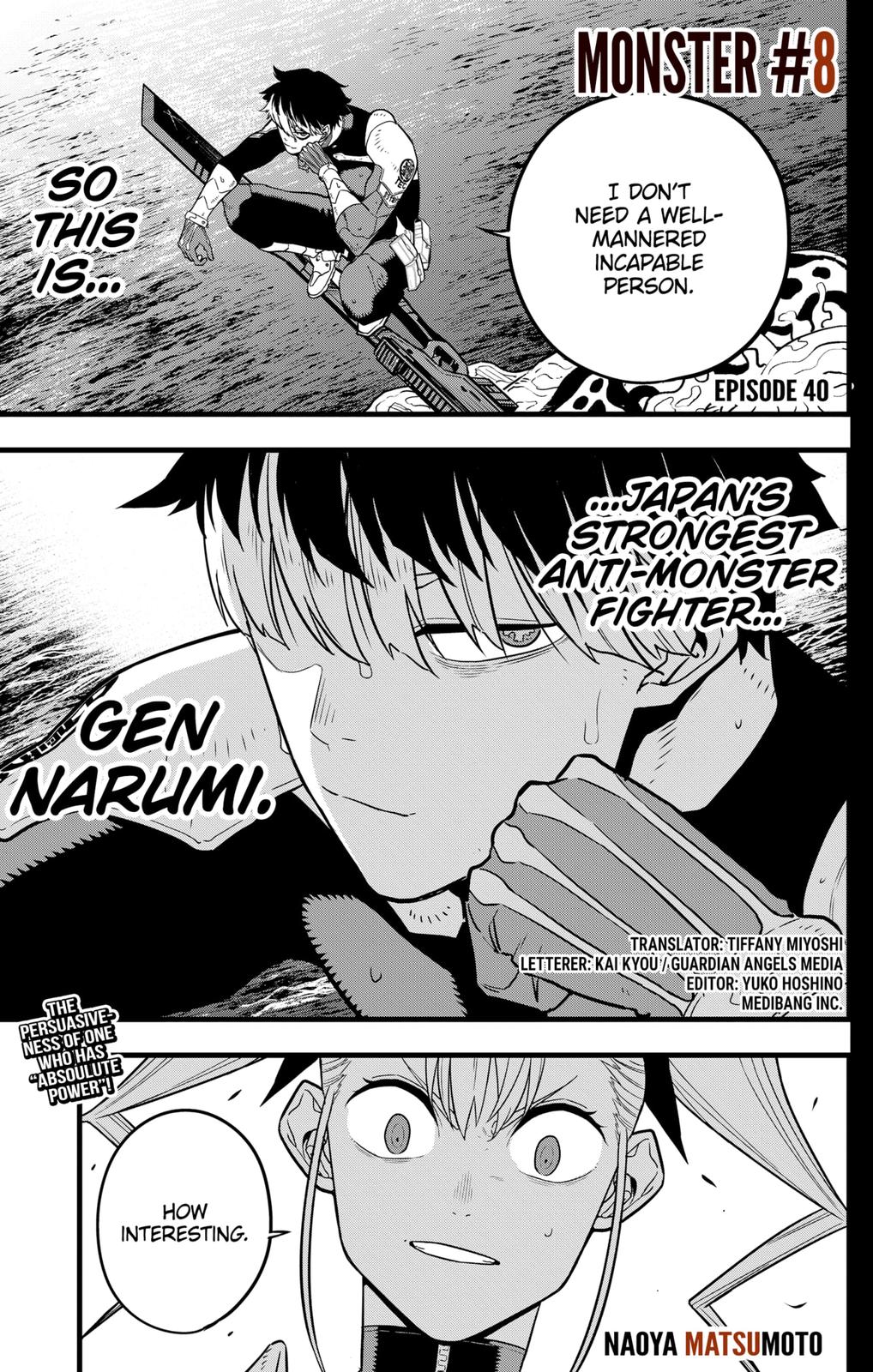 Read Kaiju No.8 EN Manga Online