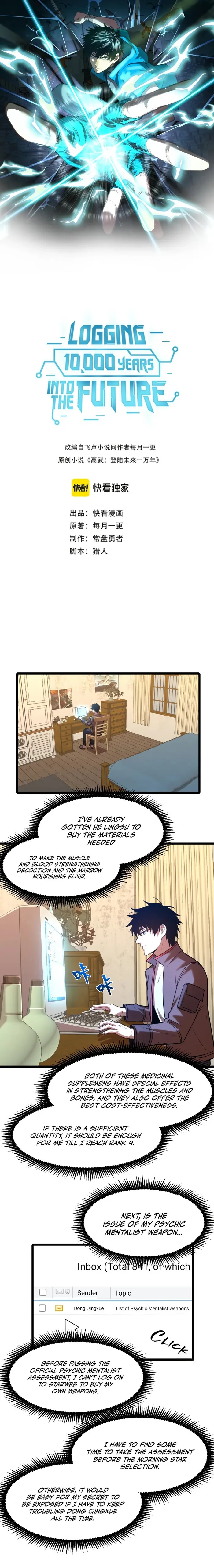 Read Logging 10,000 Years into the Future EN Manga Online