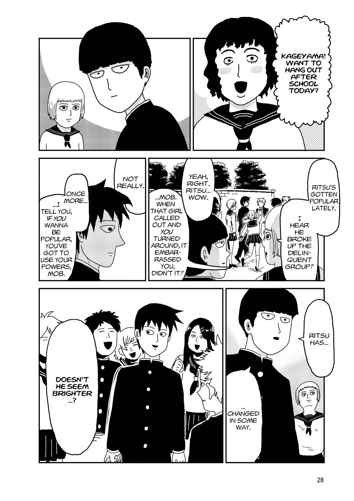 Read Mob Psycho 100 EN Manga Online