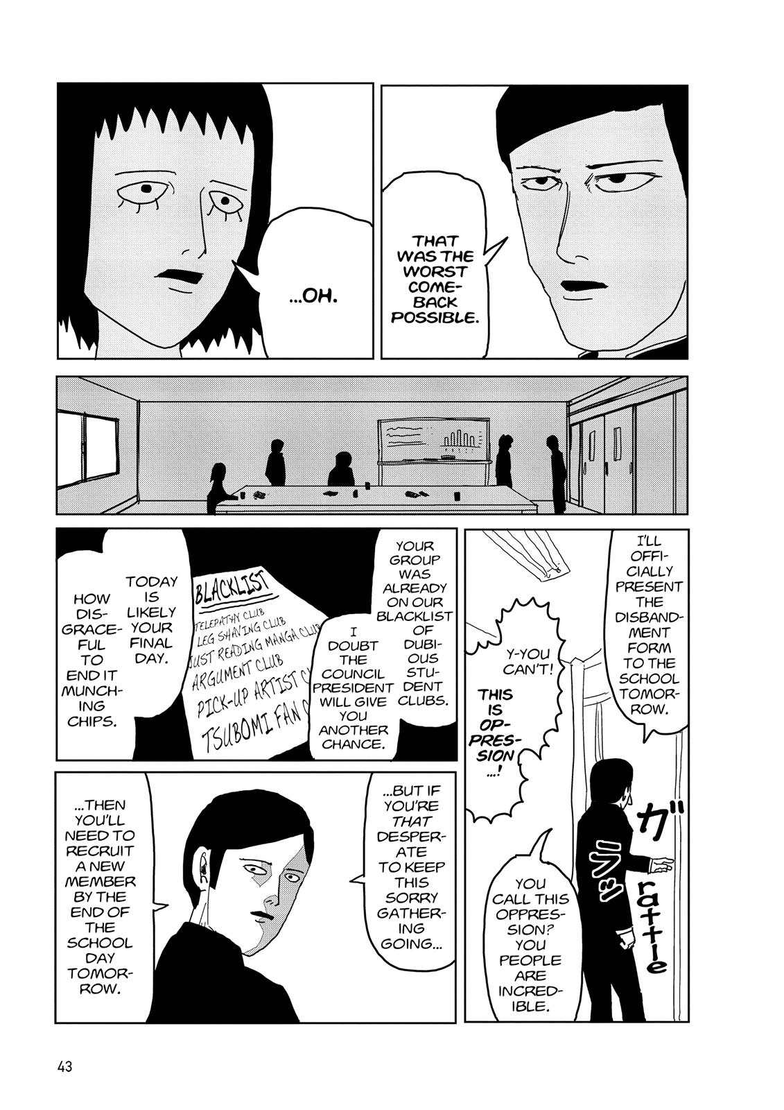 Read Mob Psycho 100 EN Manga Online
