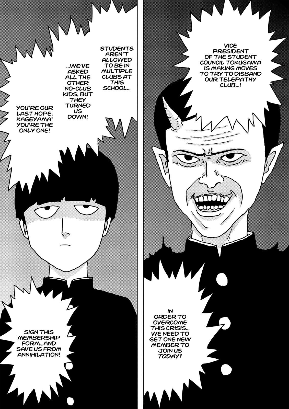 Read Mob Psycho 100 EN Manga Online