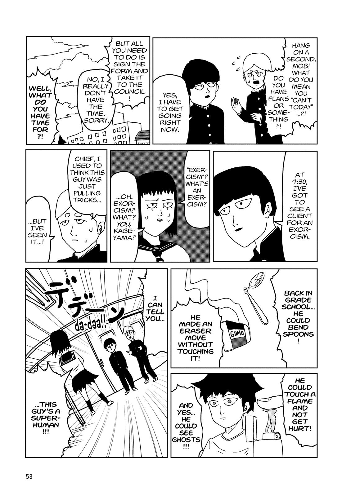 Read Mob Psycho 100 EN Manga Online