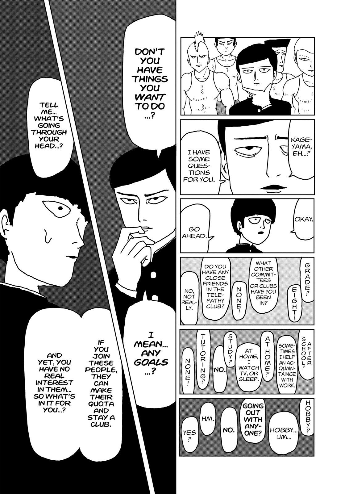 Read Mob Psycho 100 EN Manga Online