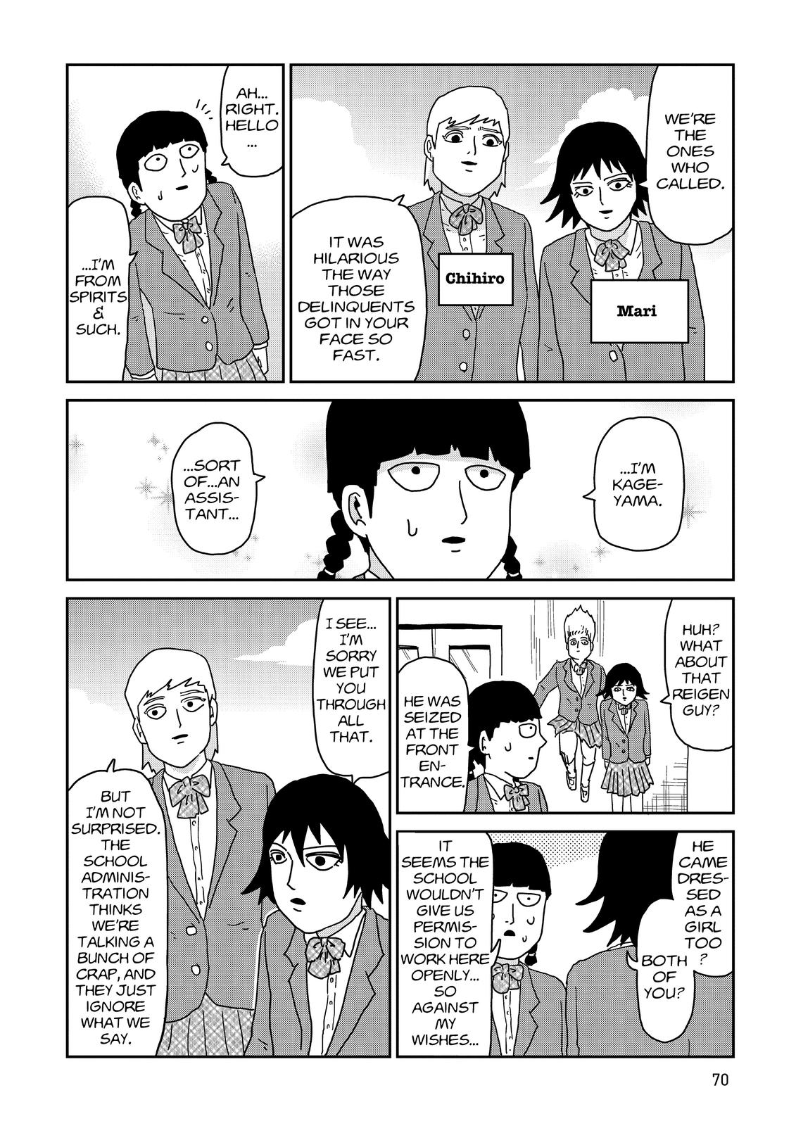 Read Mob Psycho 100 EN Manga Online