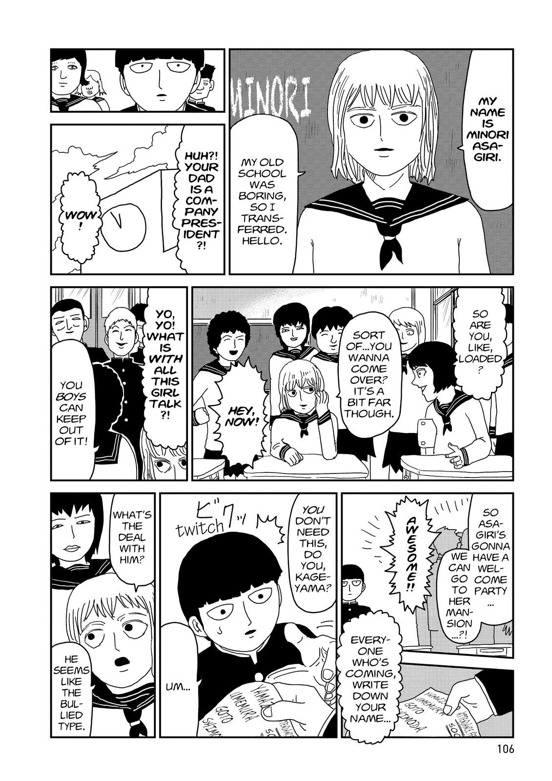 Read Mob Psycho 100 EN Manga Online