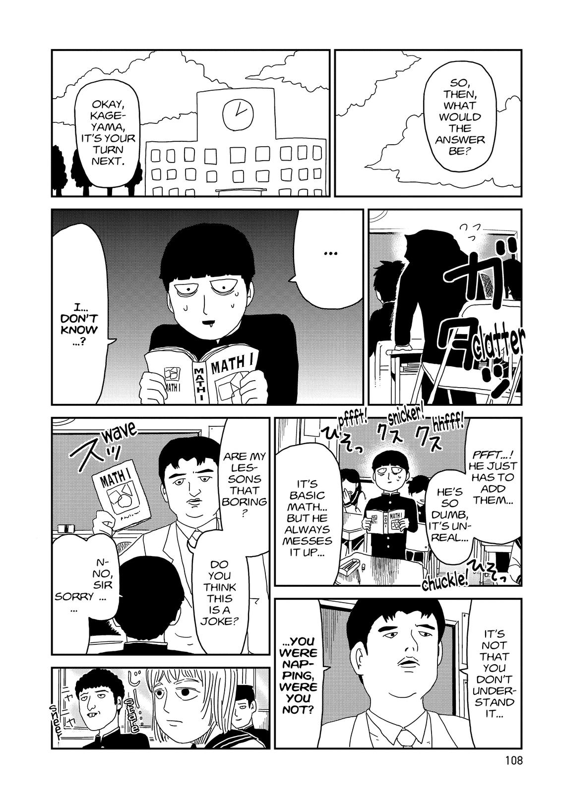 Read Mob Psycho 100 EN Manga Online
