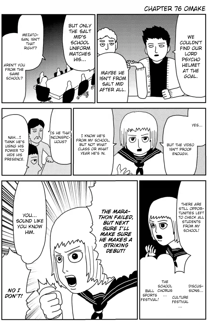 Read Mob Psycho 100 EN Manga Online