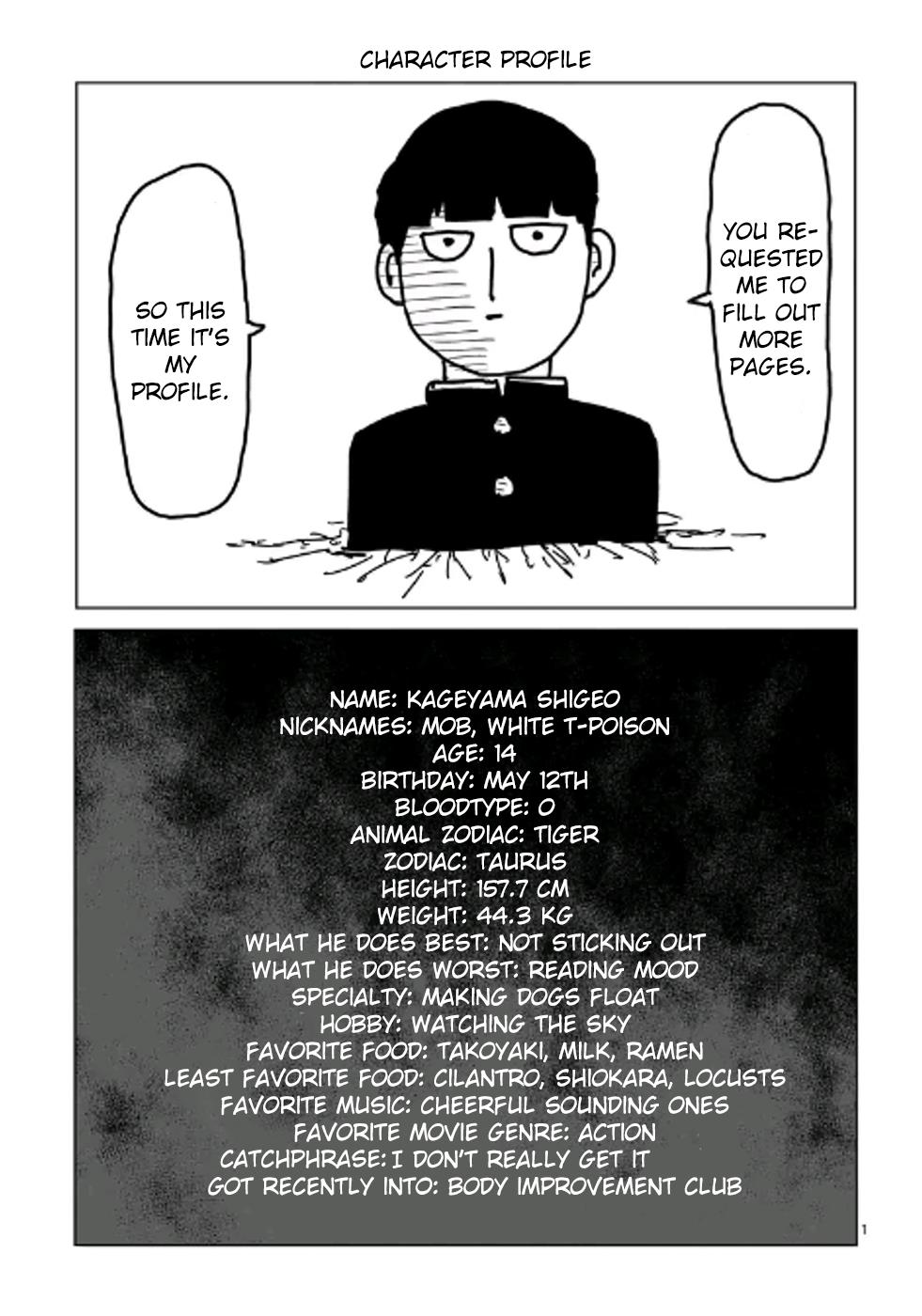 Read Mob Psycho 100 EN Manga Online