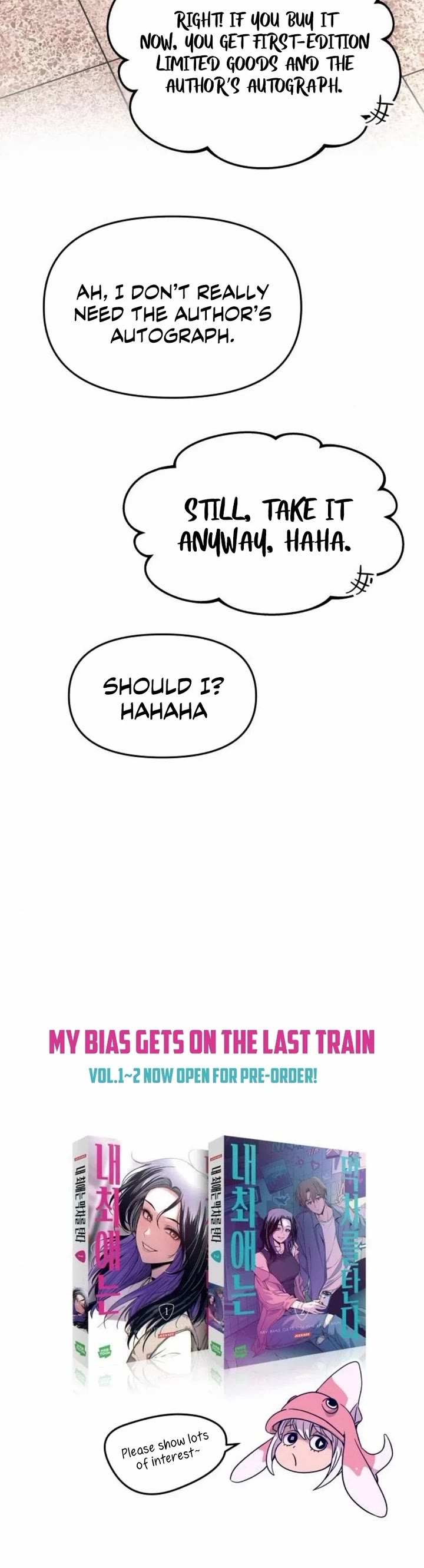 Read My Bias Gets On The Last Train EN Manga Online