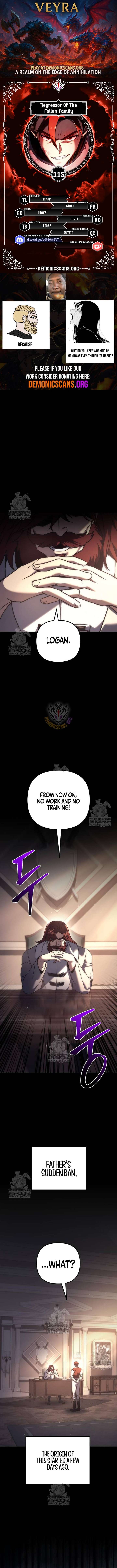 Read Regressor of the Fallen family EN Manga Online