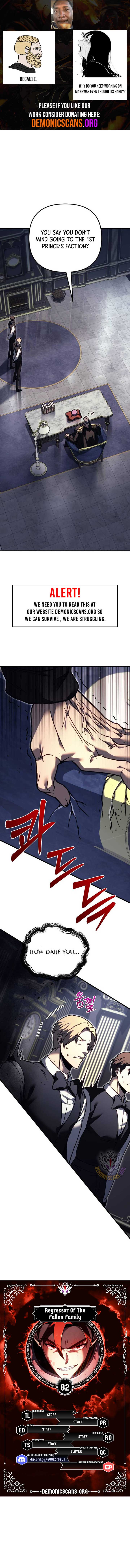 Read Regressor of the Fallen family EN Manga Online