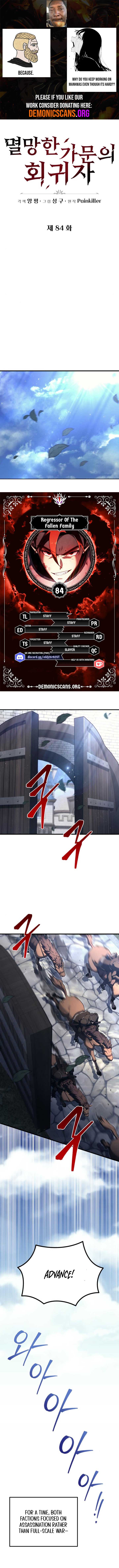 Read Regressor of the Fallen family EN Manga Online