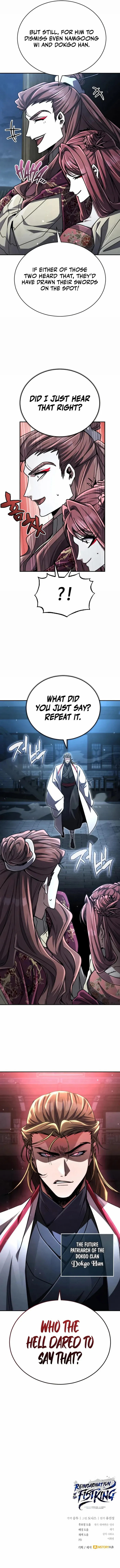 Read Reincarnation of the Fist King EN Manga Online