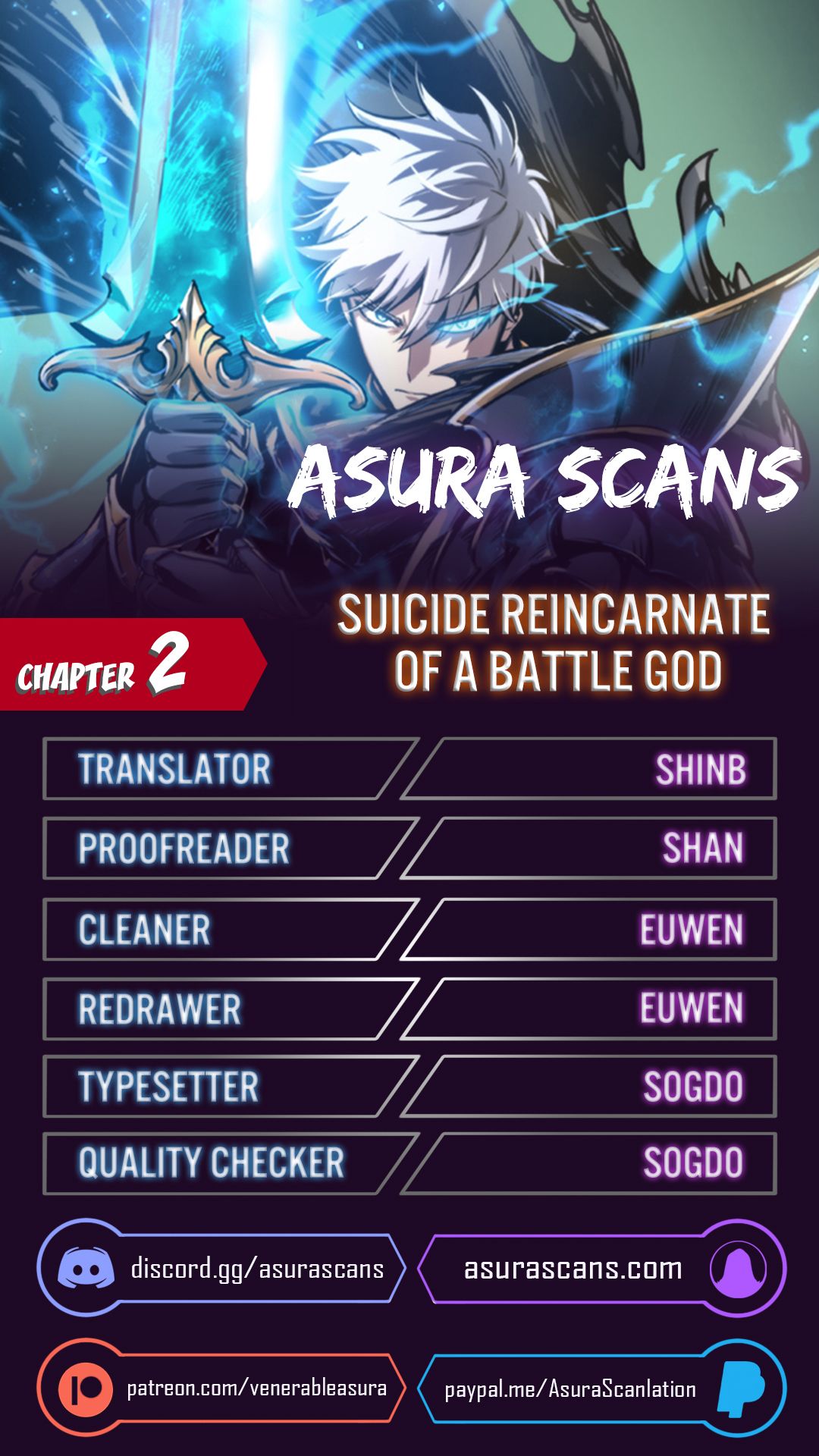 Read Reincarnation of the Suicidal Battle God EN Manga Online