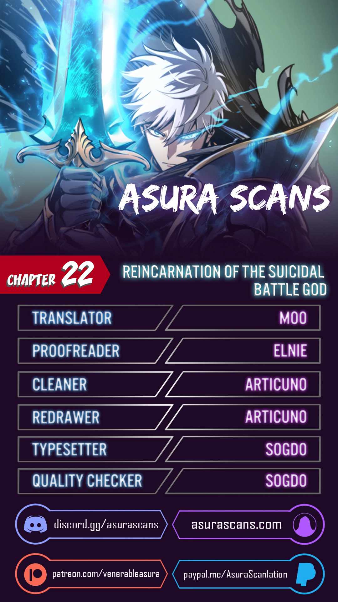 Read Reincarnation of the Suicidal Battle God EN Manga Online