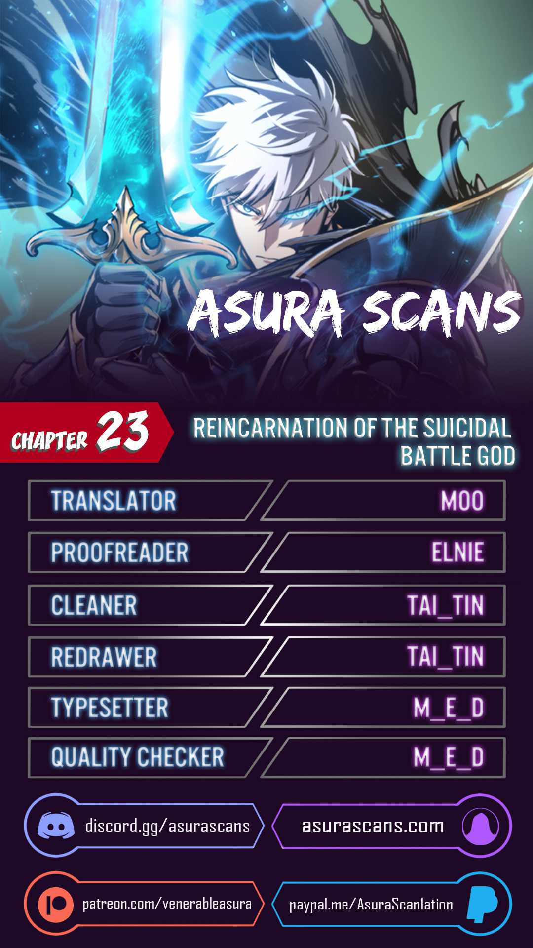 Read Reincarnation of the Suicidal Battle God EN Manga Online
