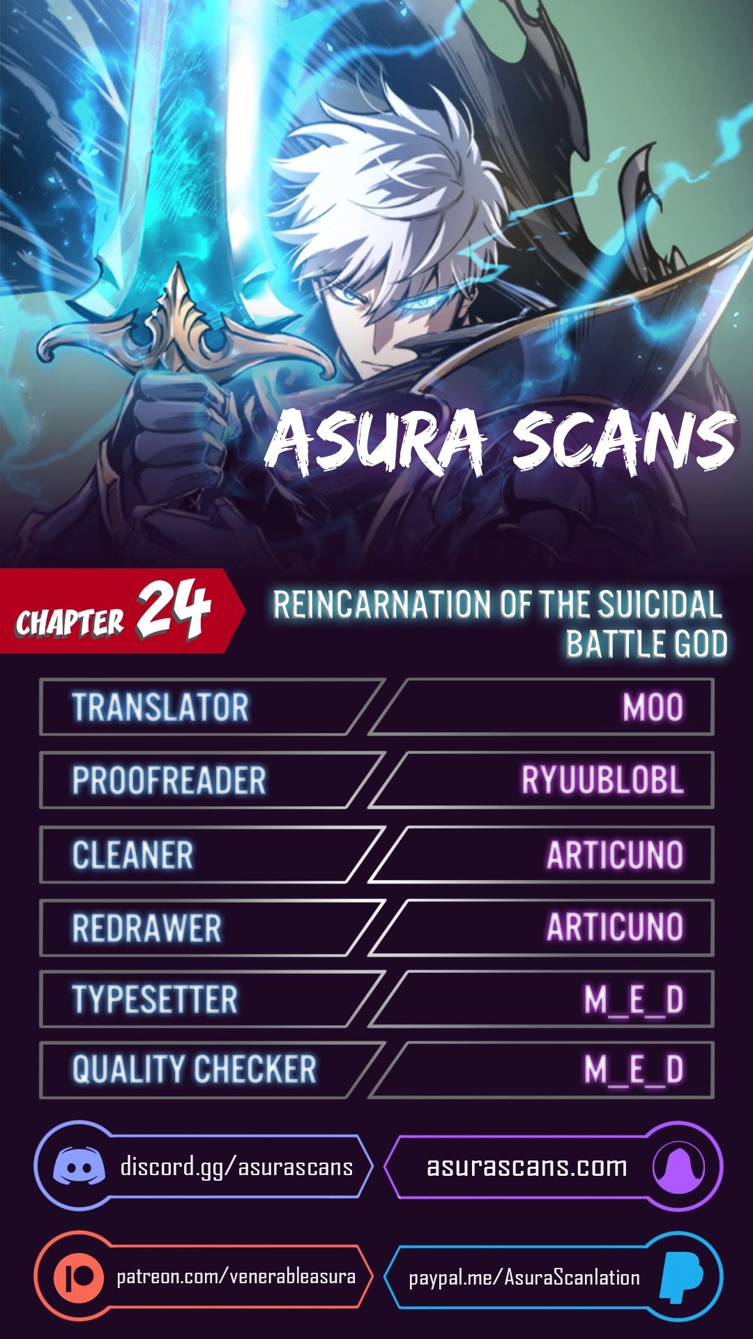 Read Reincarnation of the Suicidal Battle God EN Manga Online