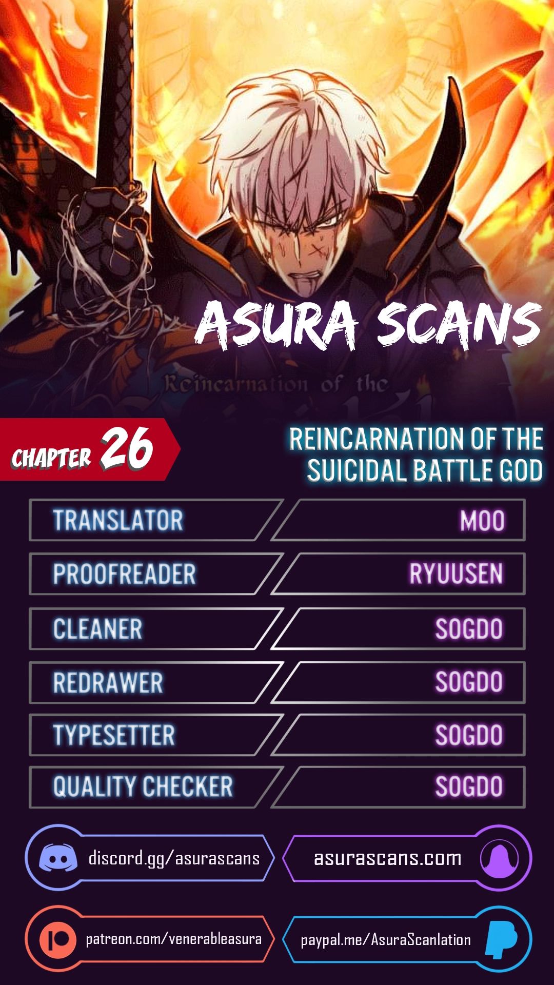 Read Reincarnation of the Suicidal Battle God EN Manga Online