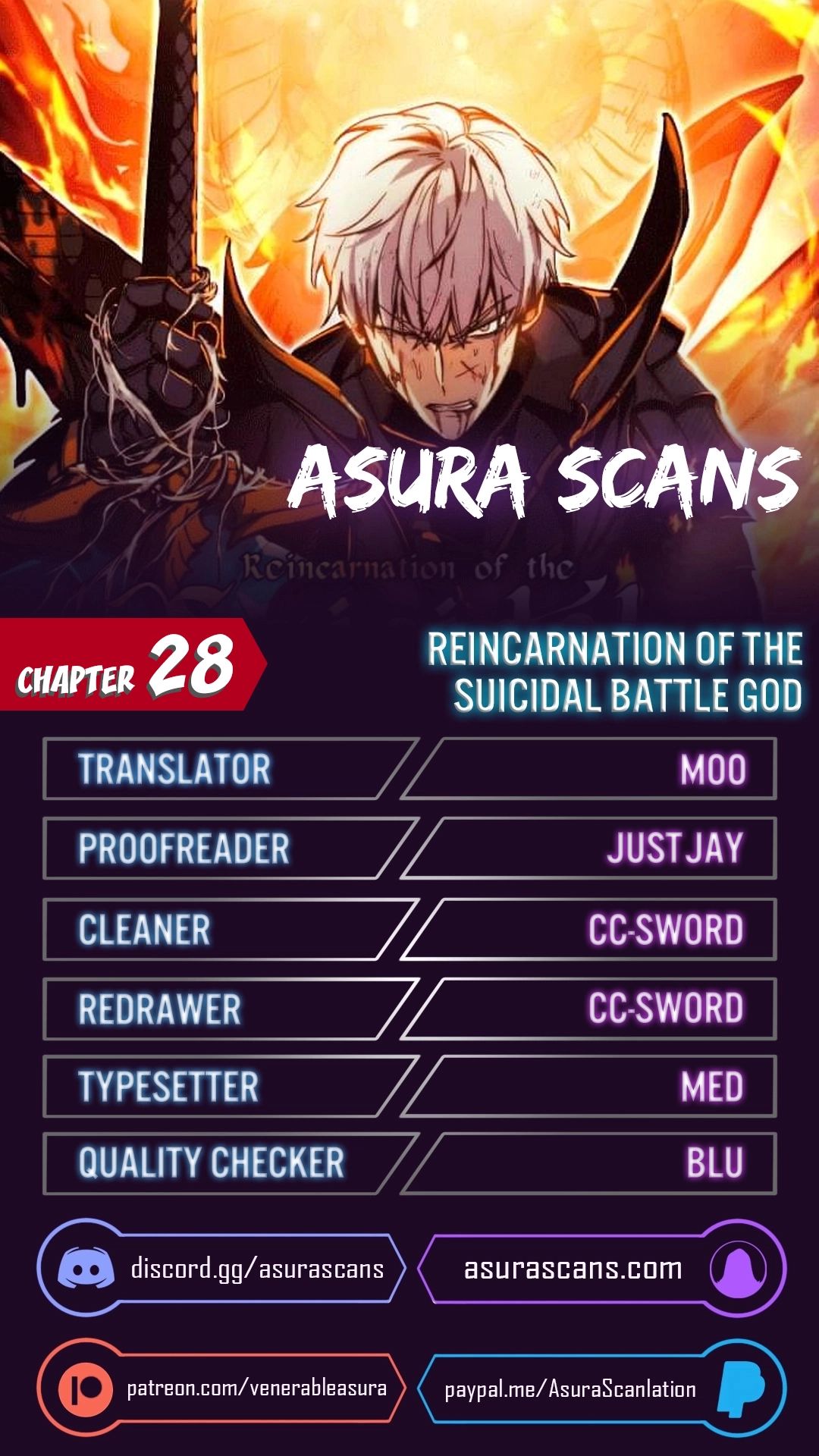 Read Reincarnation of the Suicidal Battle God EN Manga Online