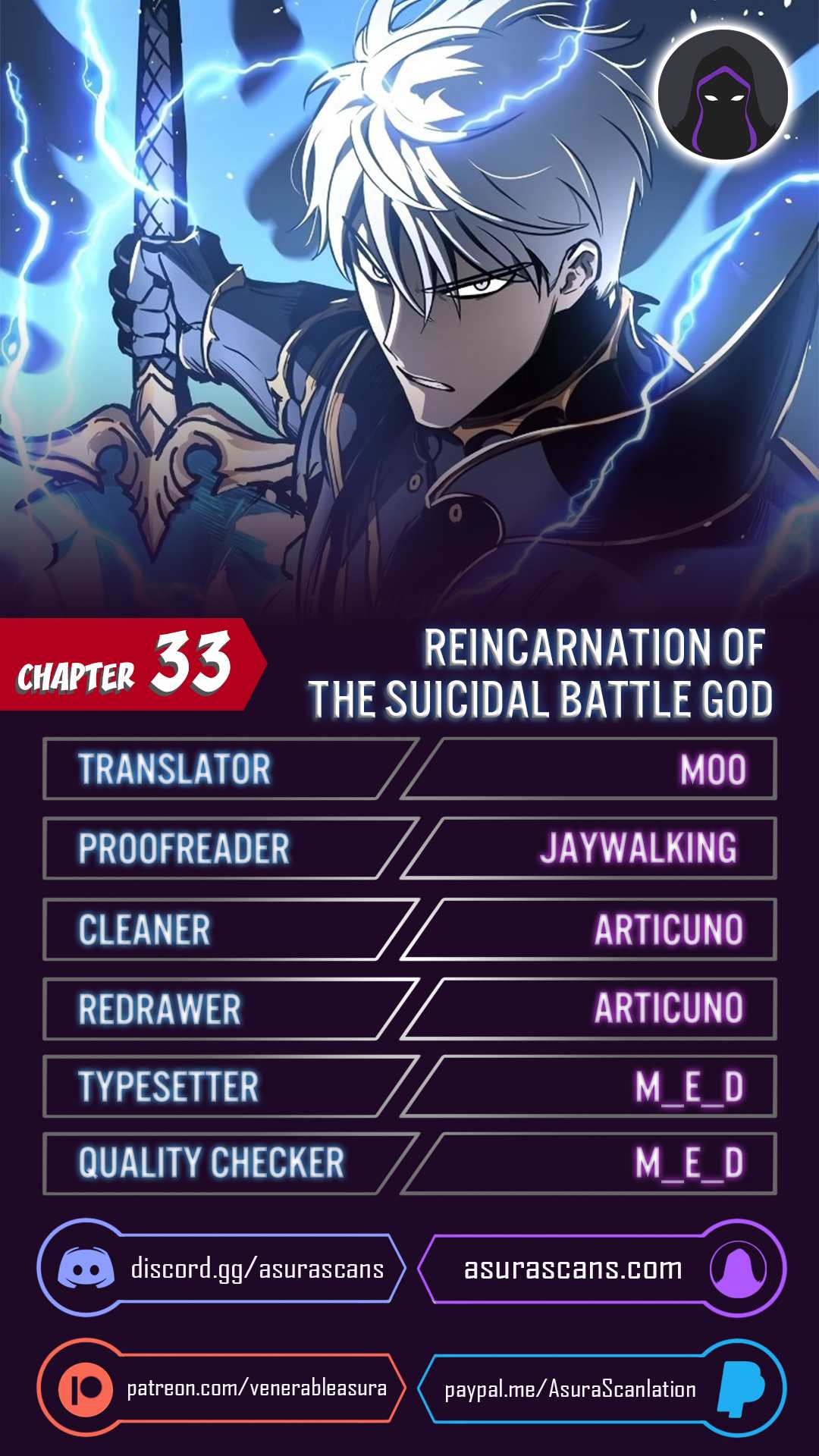 Read Reincarnation of the Suicidal Battle God EN Manga Online