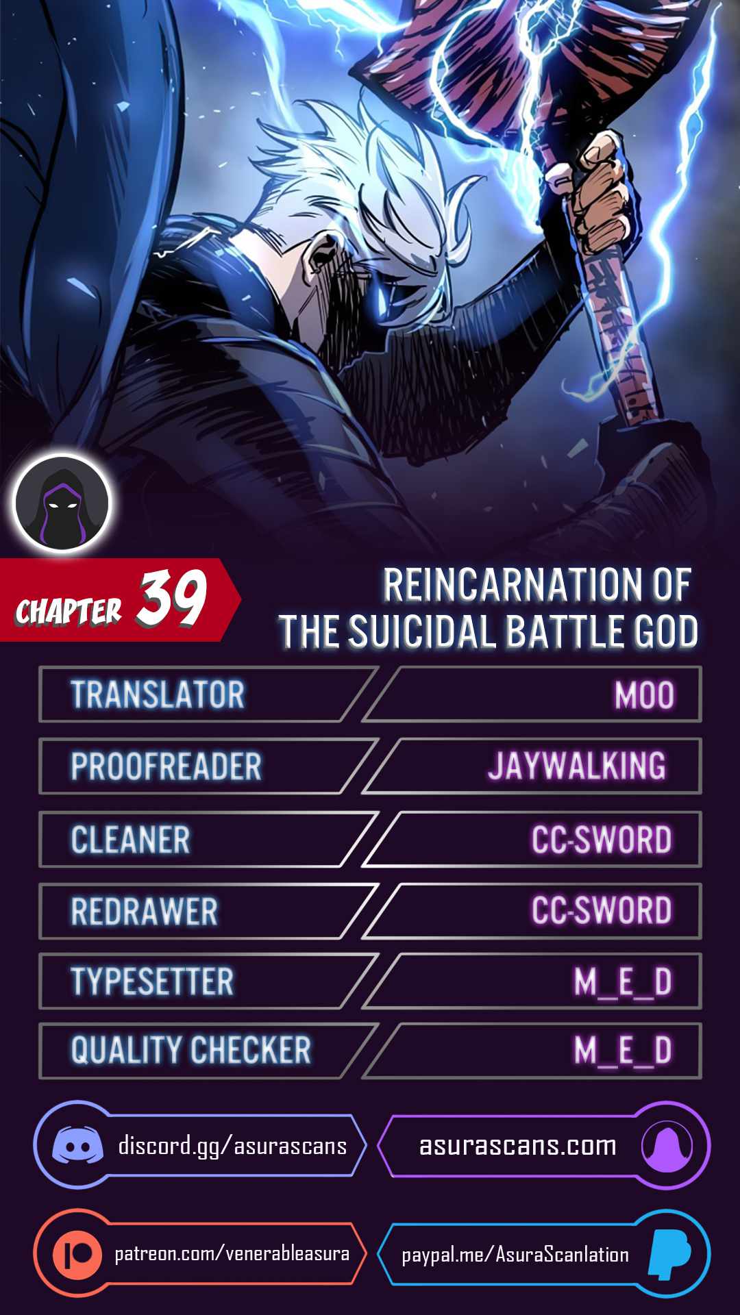 Read Reincarnation of the Suicidal Battle God EN Manga Online