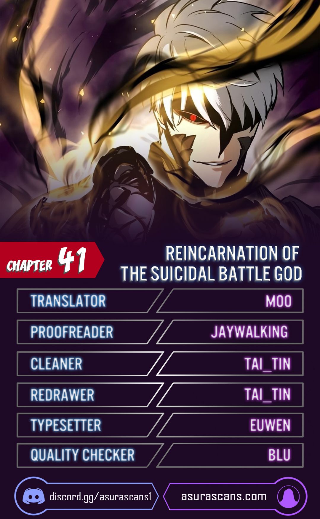 Read Reincarnation of the Suicidal Battle God EN Manga Online