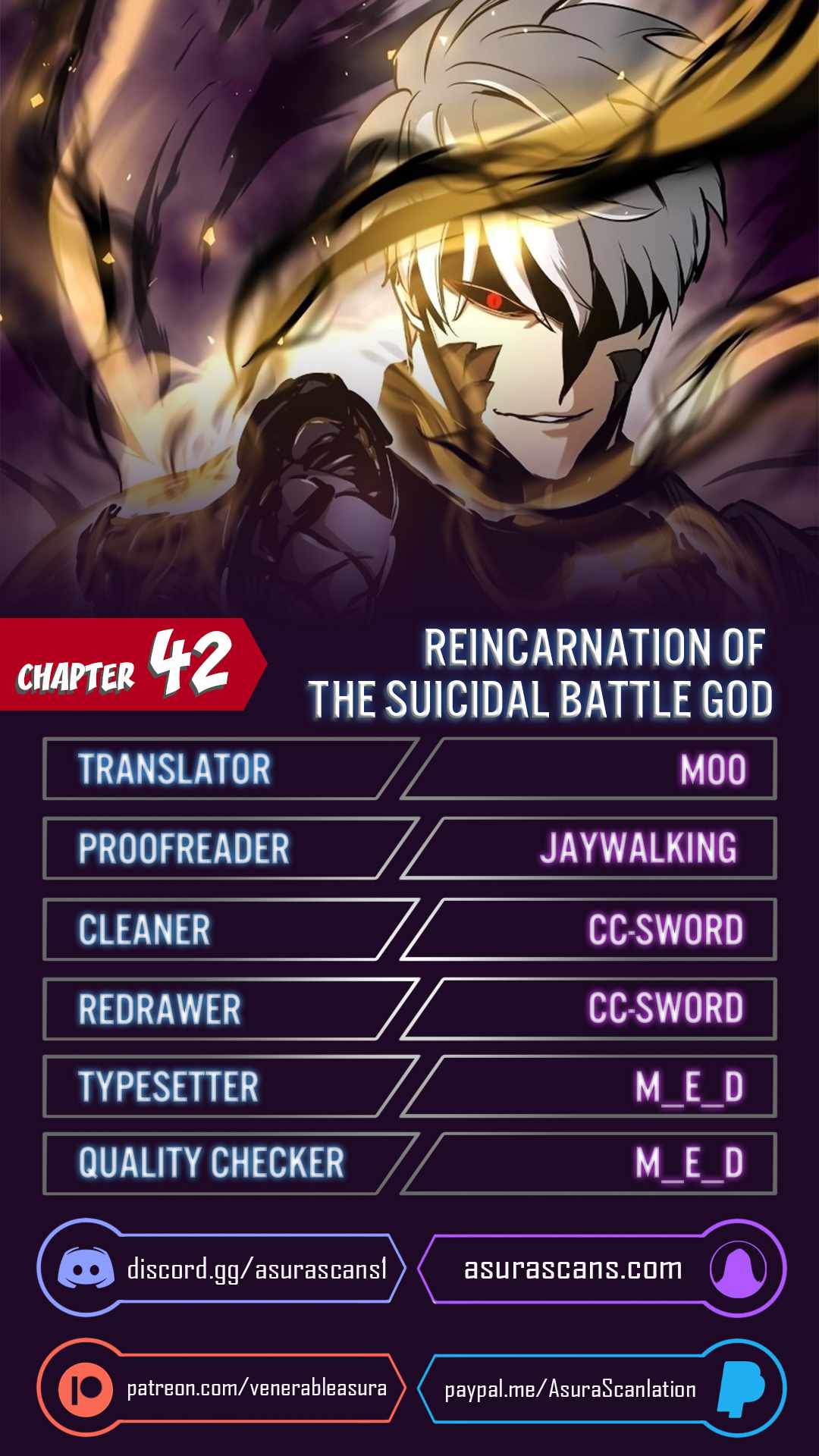 Read Reincarnation of the Suicidal Battle God EN Manga Online
