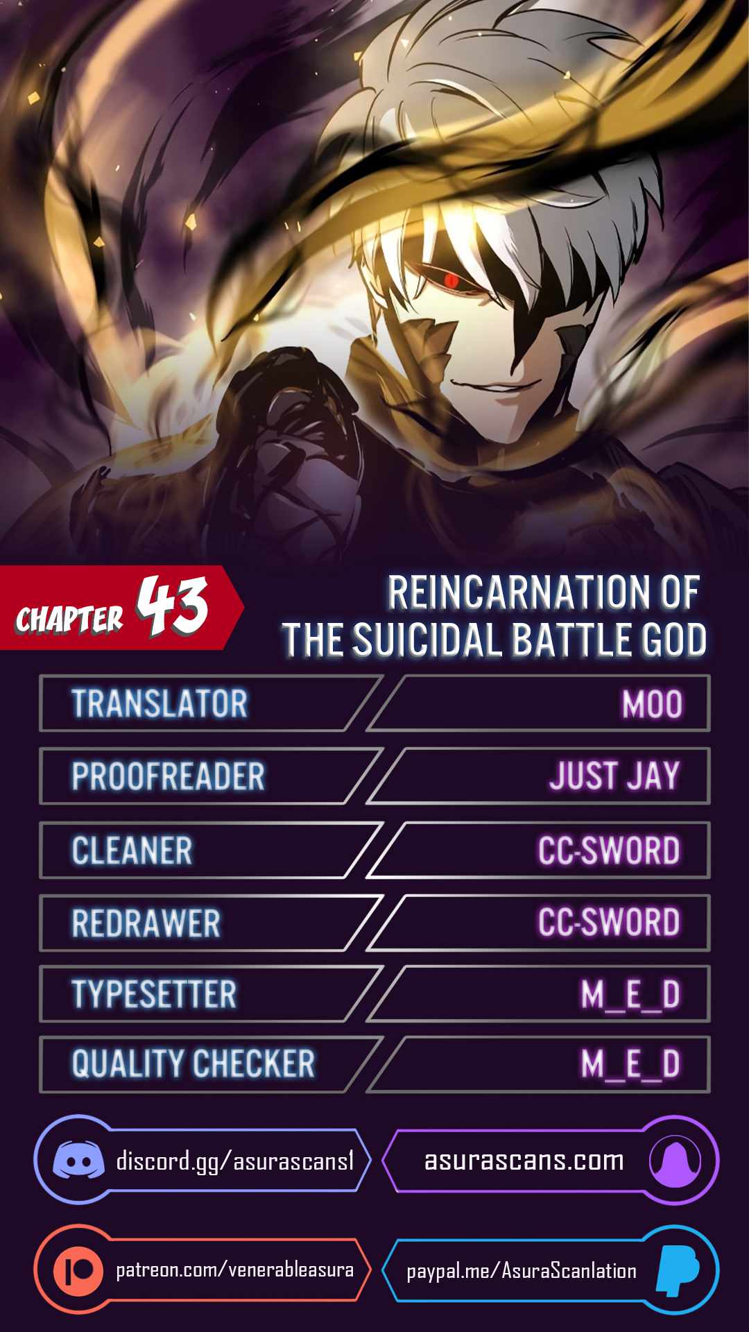 Read Reincarnation of the Suicidal Battle God EN Manga Online