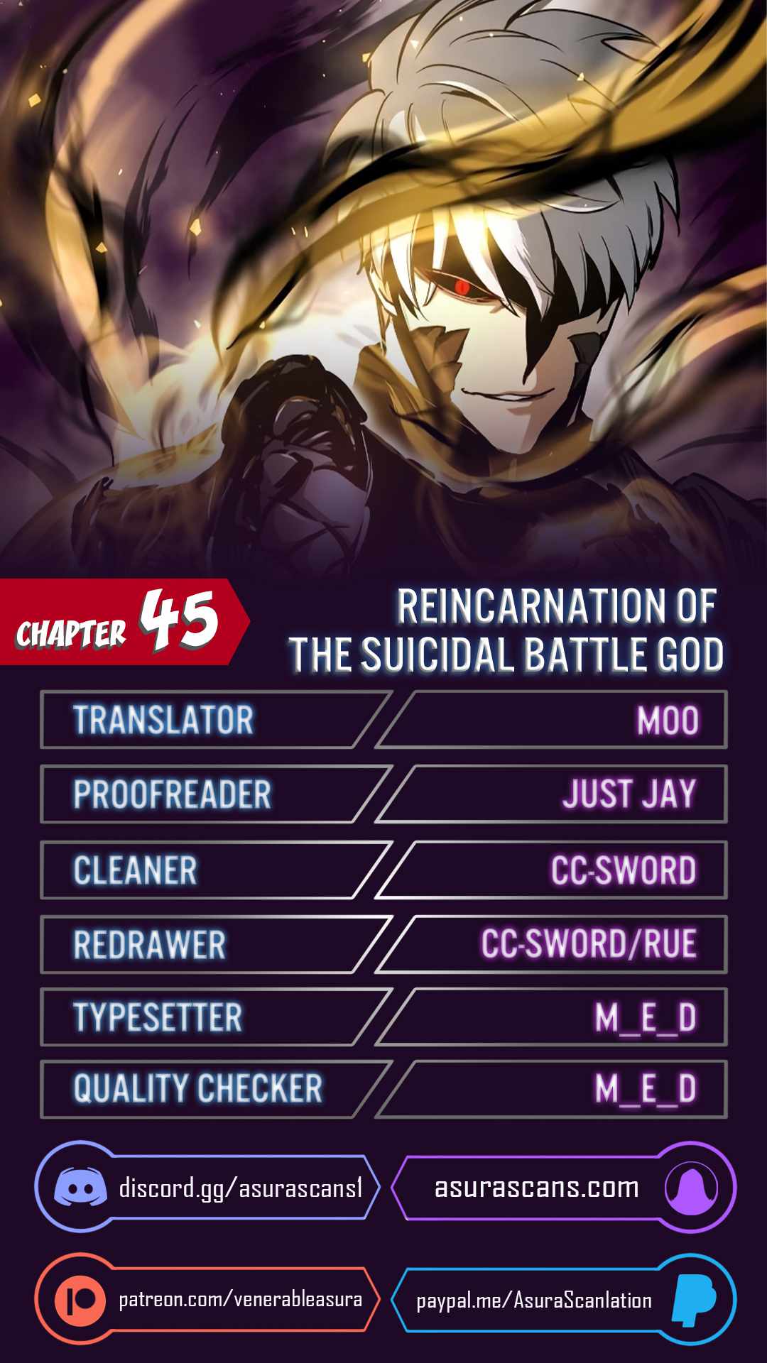 Read Reincarnation of the Suicidal Battle God EN Manga Online