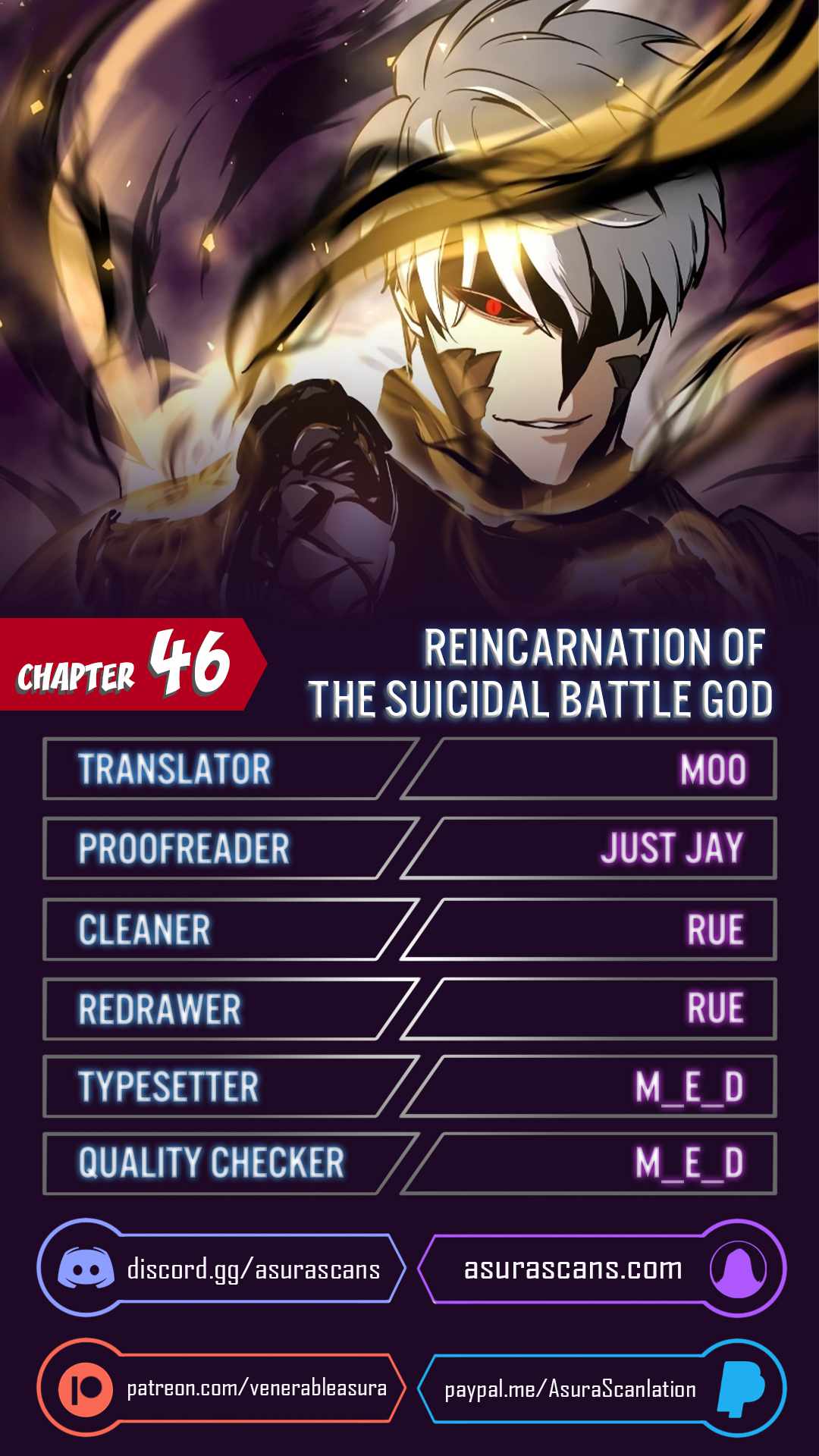 Read Reincarnation of the Suicidal Battle God EN Manga Online