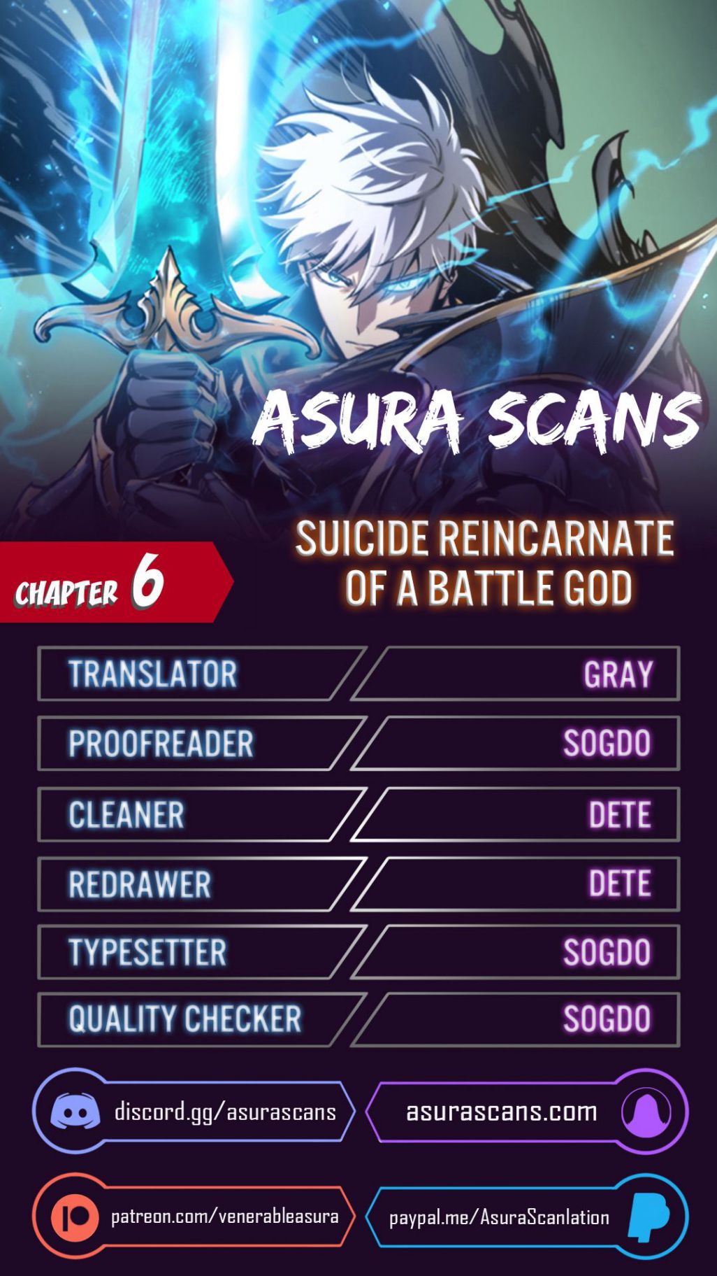 Read Reincarnation of the Suicidal Battle God EN Manga Online