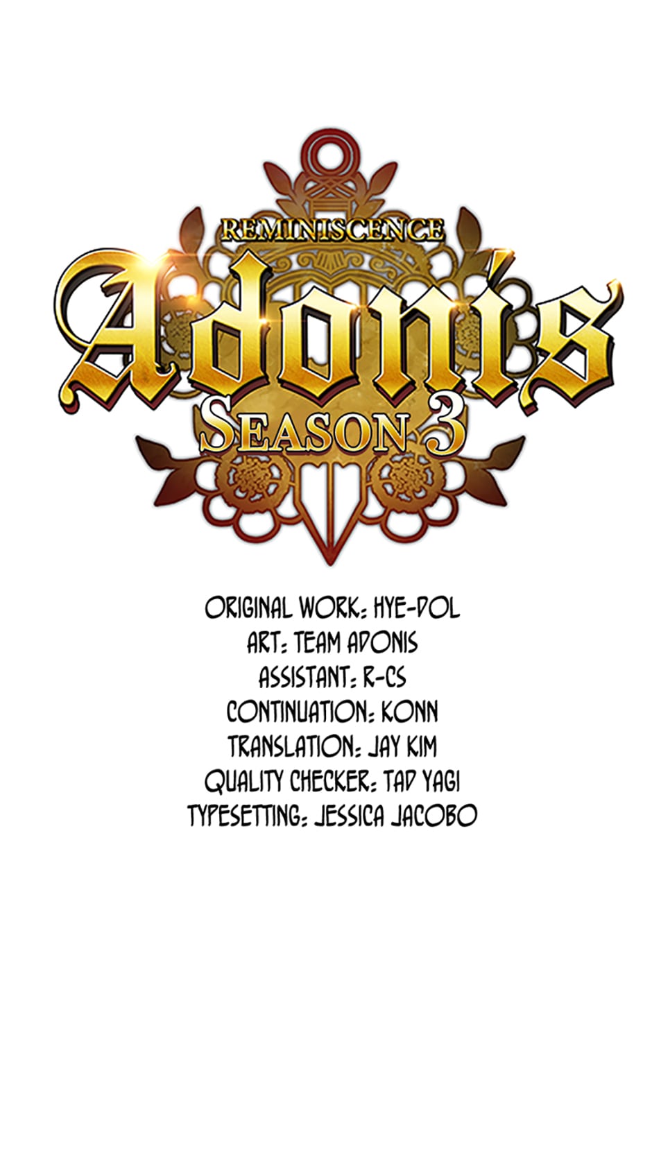 Read Reminiscence Adonis EN Manga Online
