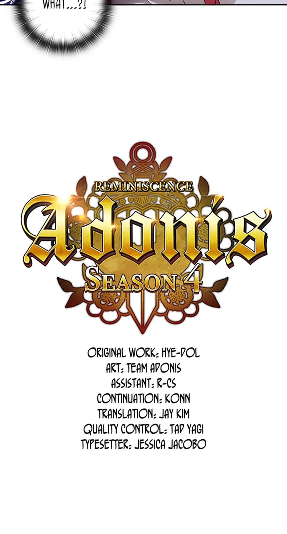 Read Reminiscence Adonis EN Manga Online